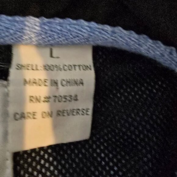 Orvis Mens Size L Light Blue 1/4 Zip Pullover w/ Sleeve Pocket Outdoor Wear - Picture 6 of 11